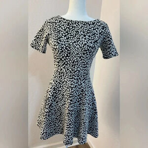 Guess Black and White Dress with Back Cut Out Size Smalll